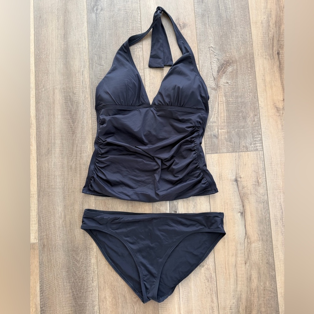 Tommy Bahama Black Halter Bikini Set